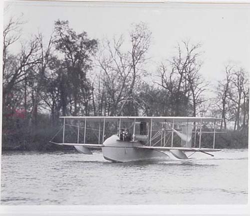 Orville Wright & Friend on the Miami River at South Dayton