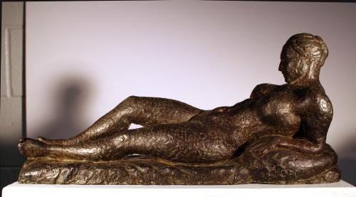 Reclining Nude (resting on forearms)