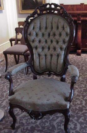 19th Century Victorian Rococo Revival Armchair