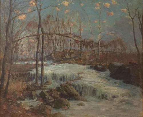 Stream in Winter - Old Lyme