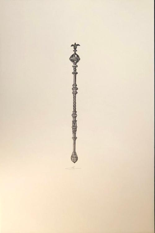 Scepter I (from Lewis Carroll's "Through the Looking Glass and What Alice Found There")