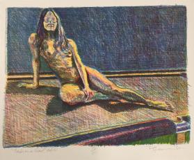 Nude on a Pool Table