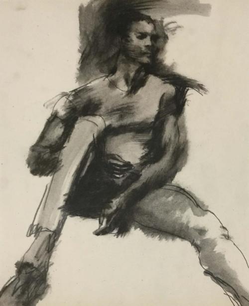 Untitled (seated male)