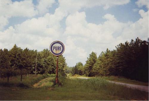 Pure Oil Sign in Landscape, Near Marion, Alabama, 1977