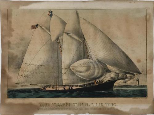 Yacht "Sappho" of N.Y  310 Tons
