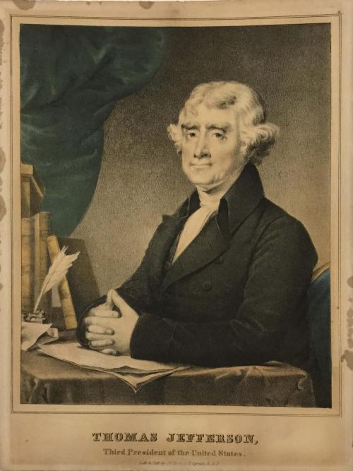 Thomas Jefferson, Third President of the United States.