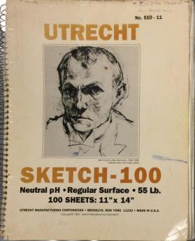 Sketchbook (102 pages of works on paper)