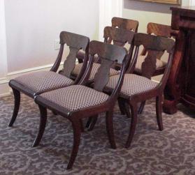 Early 19th Century American Empire Chairs (set of 6)