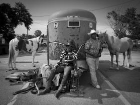 Dashawn Dicks and Clinton Brown, Columbia, SC, 2016 [Black Cowboys (and Girls) series]