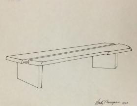 Drawings for Garden Benches