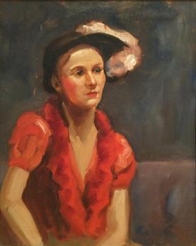 Woman in Red