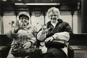 " I Love You" sign language in the subway, New York City