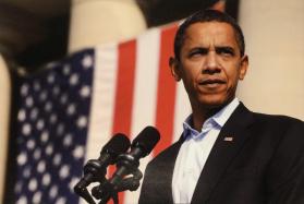 President Barrack Obama Campaigns, Columbus, Ohio